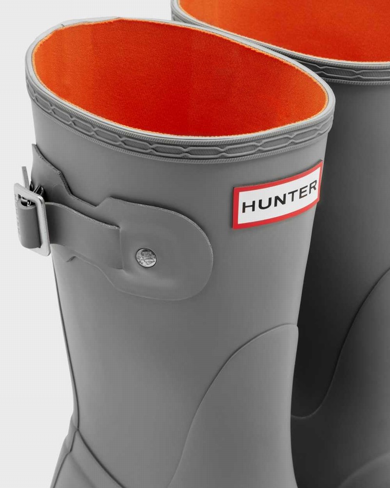 Galochas Hunter Original Short Feminino Cinzentas | 876259104