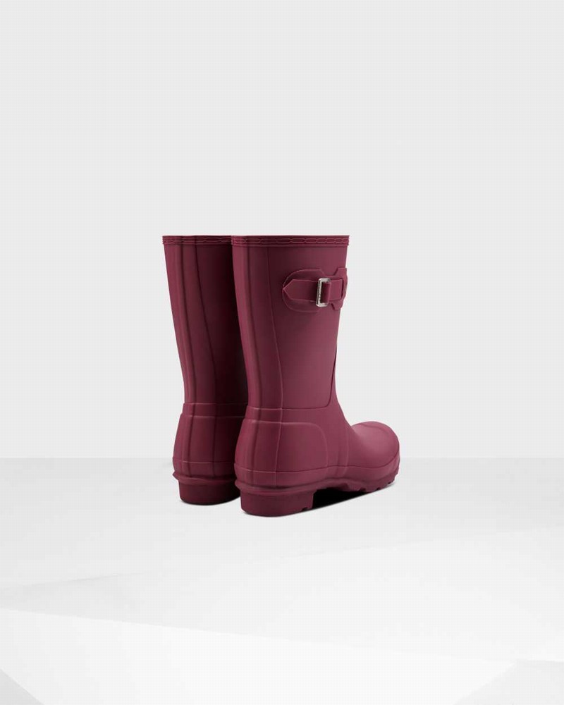 Galochas Hunter Original Short Mid-Calf Feminino Vermelhas | 700104290