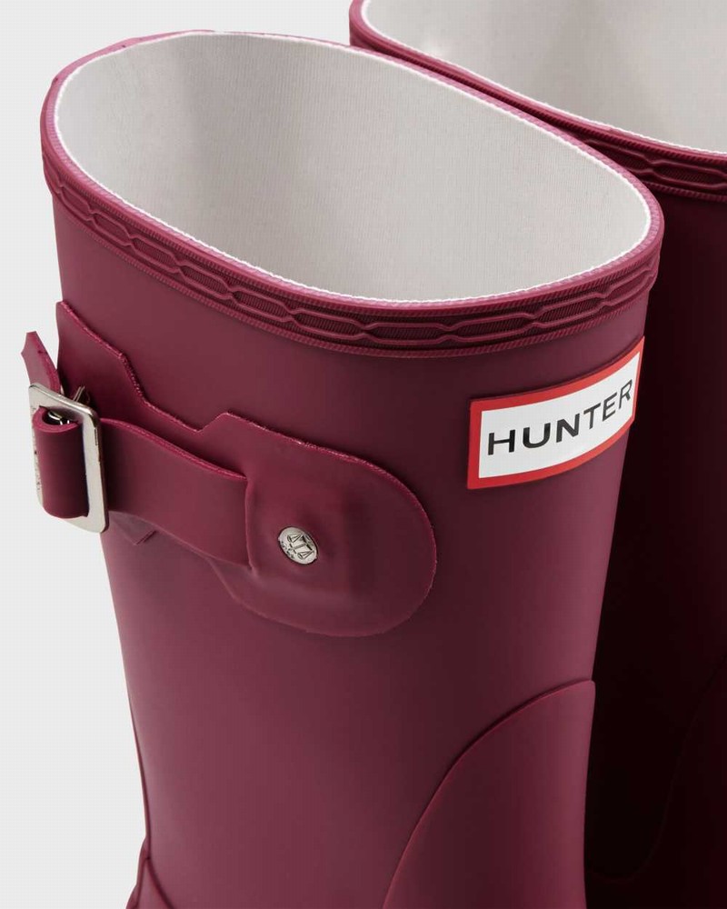 Galochas Hunter Original Short Mid-Calf Feminino Vermelhas | 700104290