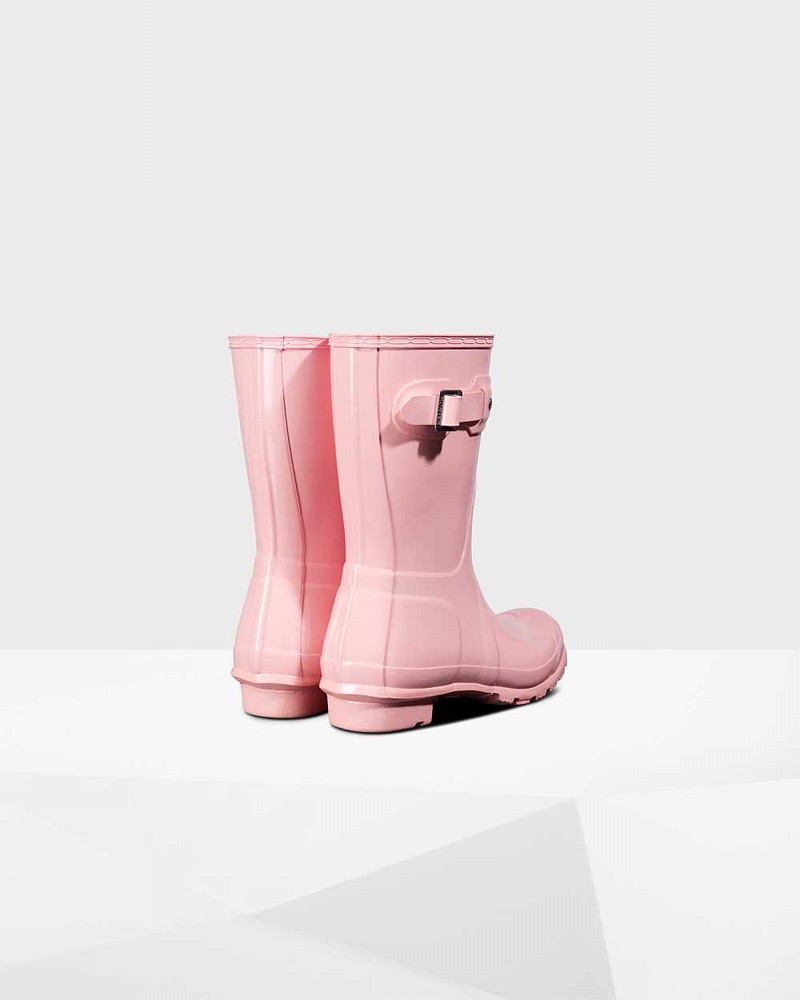 Galochas Hunter Original Short Mid-Calf Feminino Rosa | 243494908