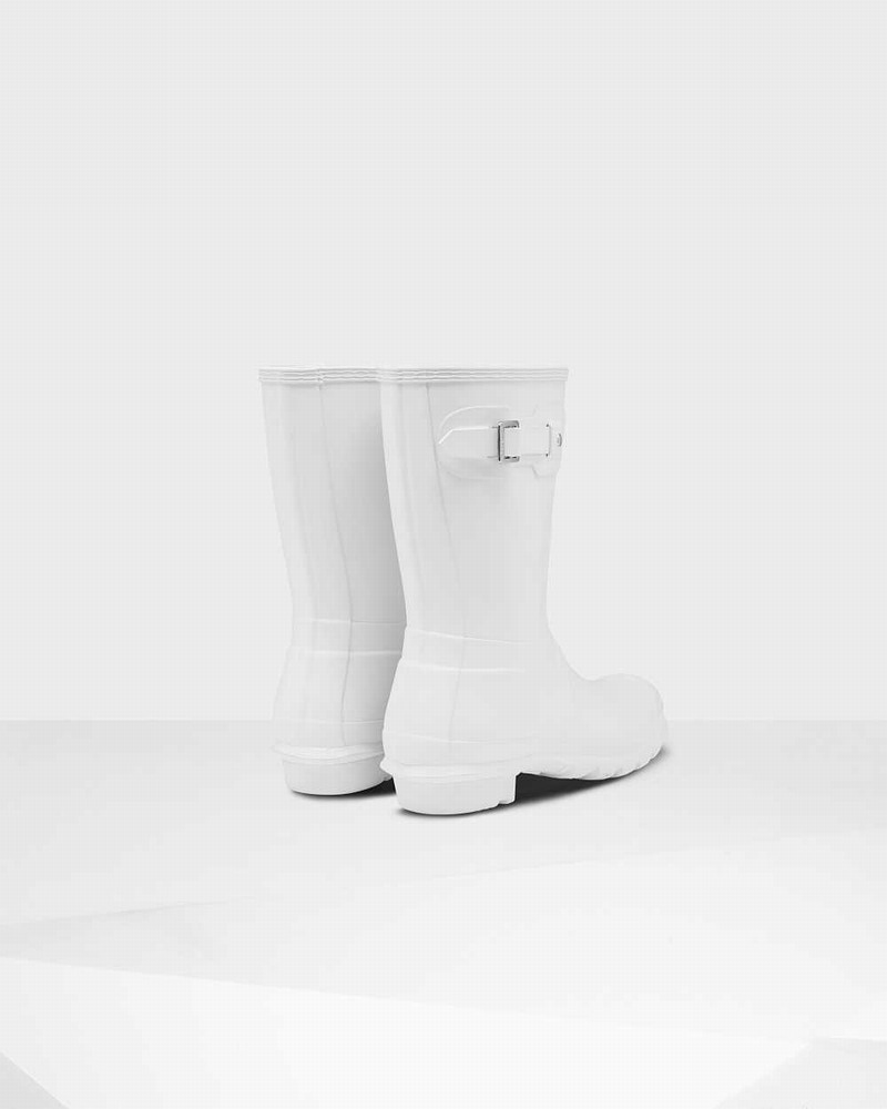Galochas Hunter Original Short Mid-Calf Feminino Branco | 400955459
