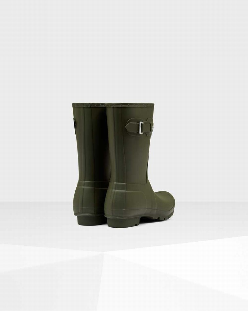 Galochas Hunter Original Short Mid-Calf Feminino Verde Oliva | 994771611