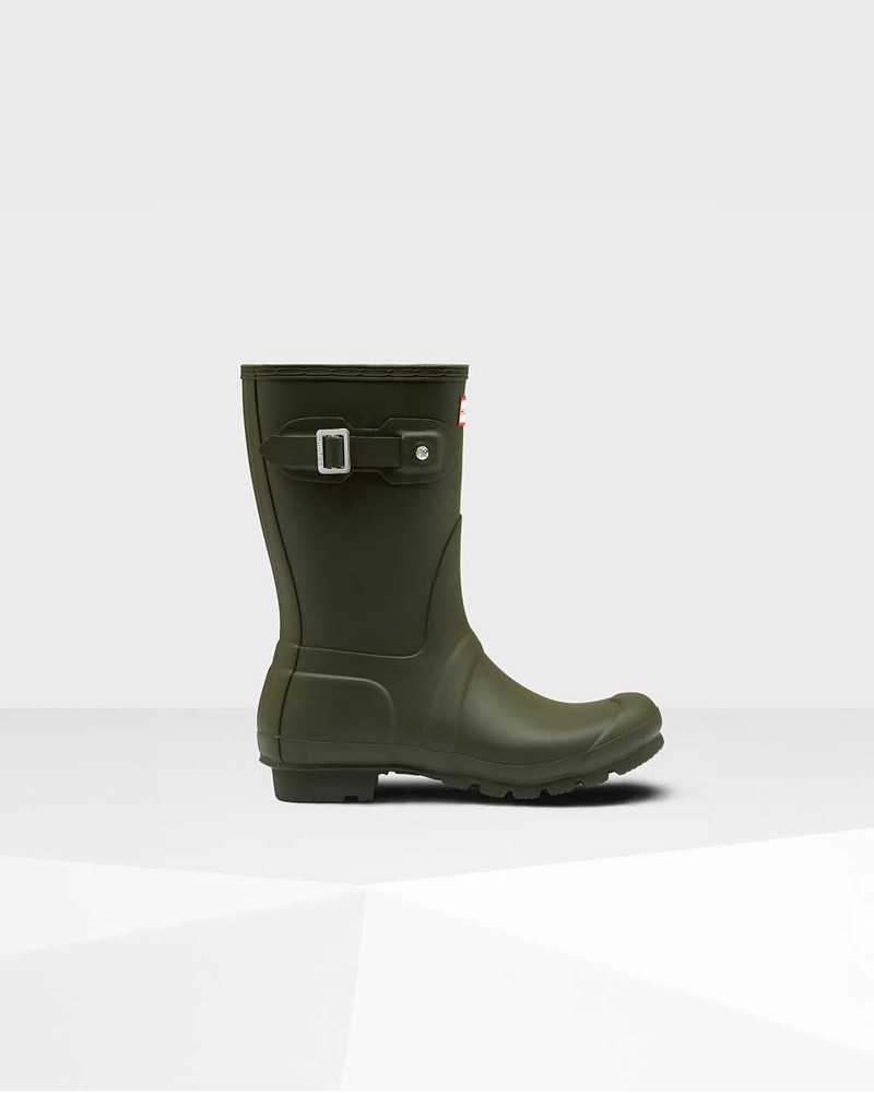 Galochas Hunter Original Short Mid-Calf Feminino Verde Oliva | 994771611