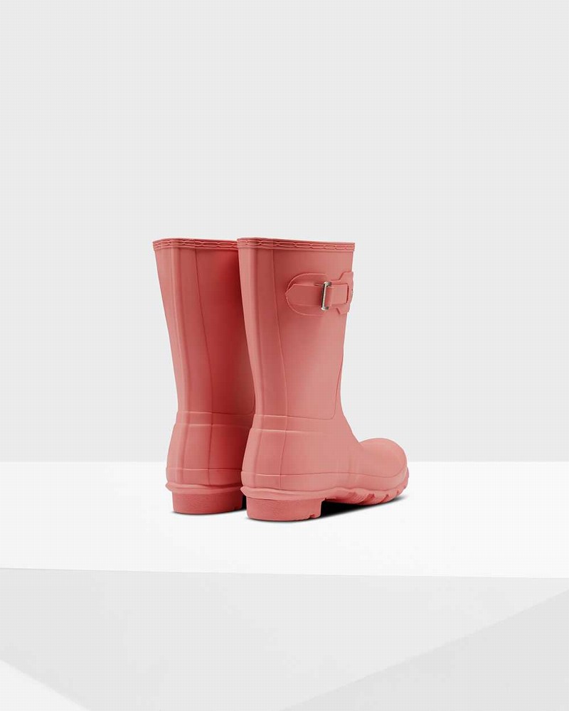 Galochas Hunter Original Short Mid-Calf Feminino Rosa | 737379382