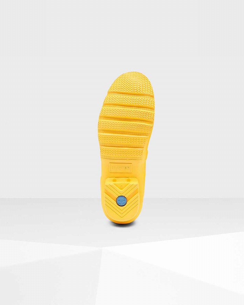 Galochas Hunter Original Short Mid-Calf Feminino Amarelas | 100133120