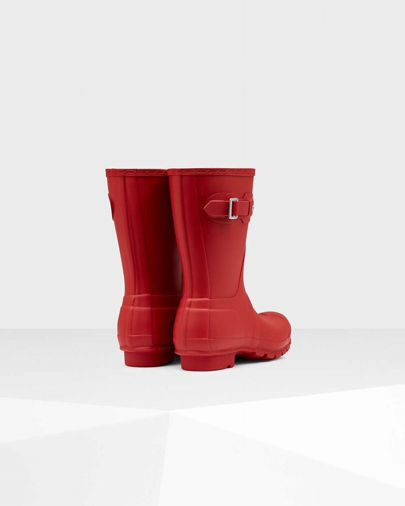 Galochas Hunter Original Short Mid-Calf Feminino Vermelhas | 347401848