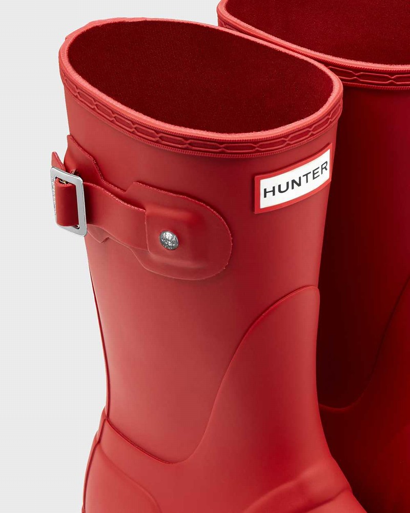 Galochas Hunter Original Short Mid-Calf Feminino Vermelhas | 347401848