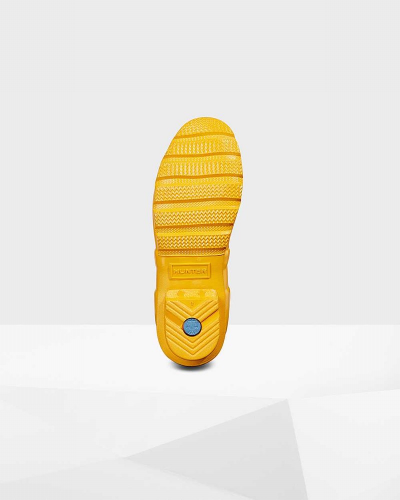 Galochas Hunter Original Short Mid-Calf Feminino Amarelas | 148742217