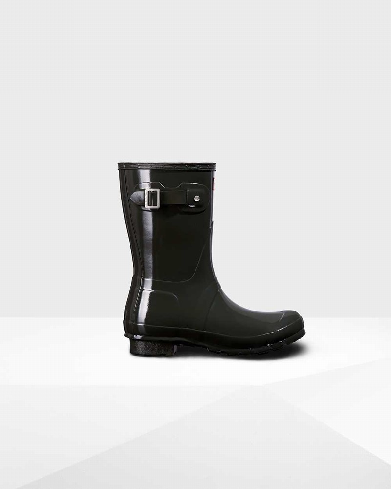 Galochas Hunter Original Short Mid-Calf Feminino Verde Oliva | 558331946