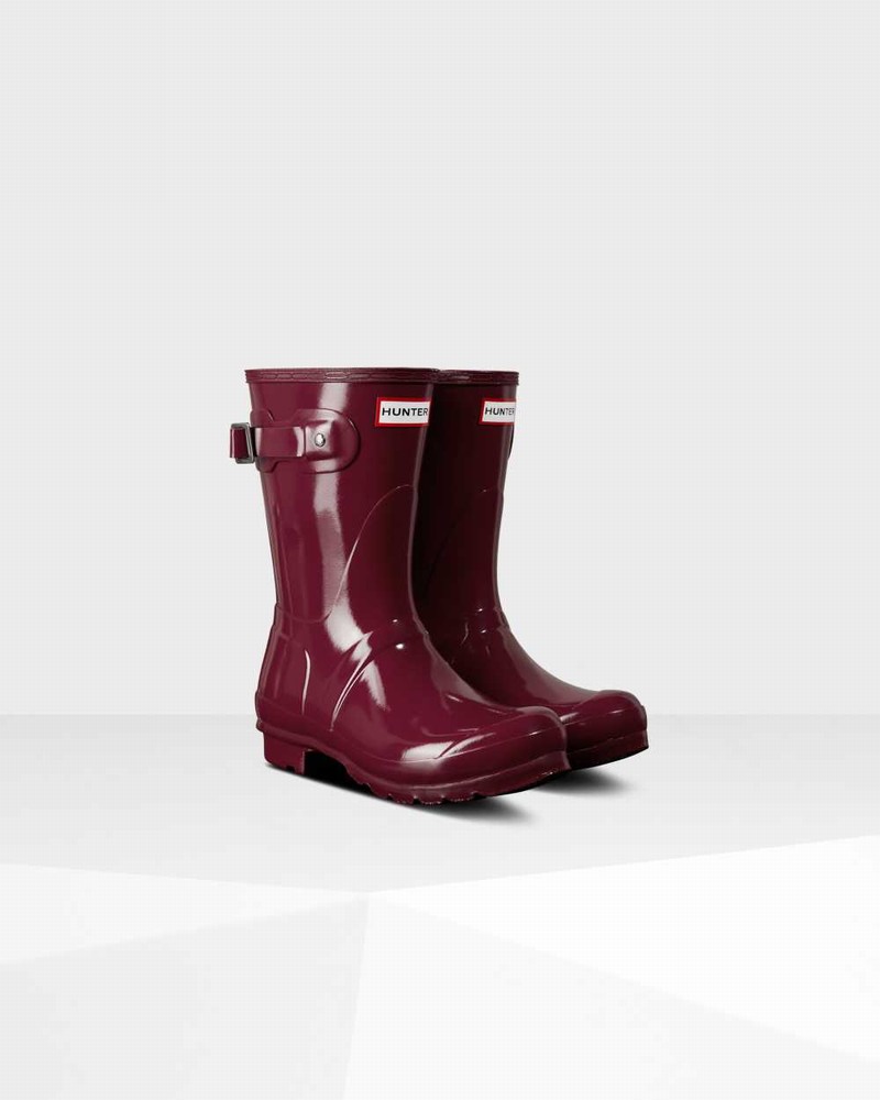 Galochas Hunter Original Short Mid-Calf Feminino Vermelhas | 744755156