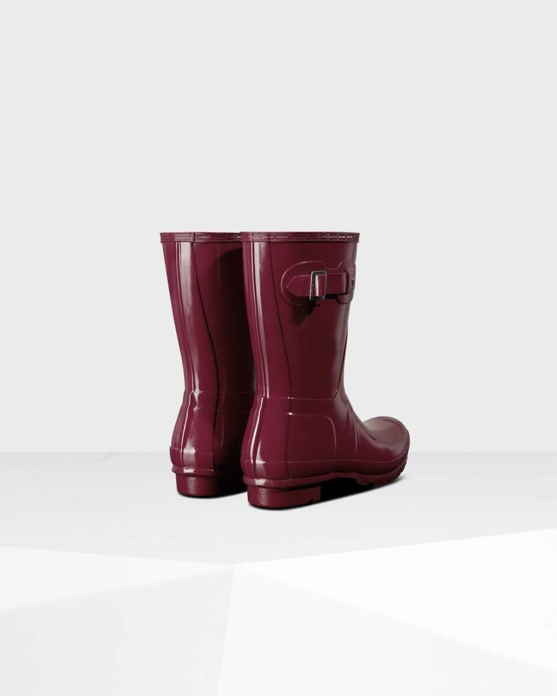 Galochas Hunter Original Short Mid-Calf Feminino Vermelhas | 744755156