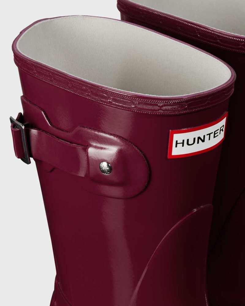 Galochas Hunter Original Short Mid-Calf Feminino Vermelhas | 744755156