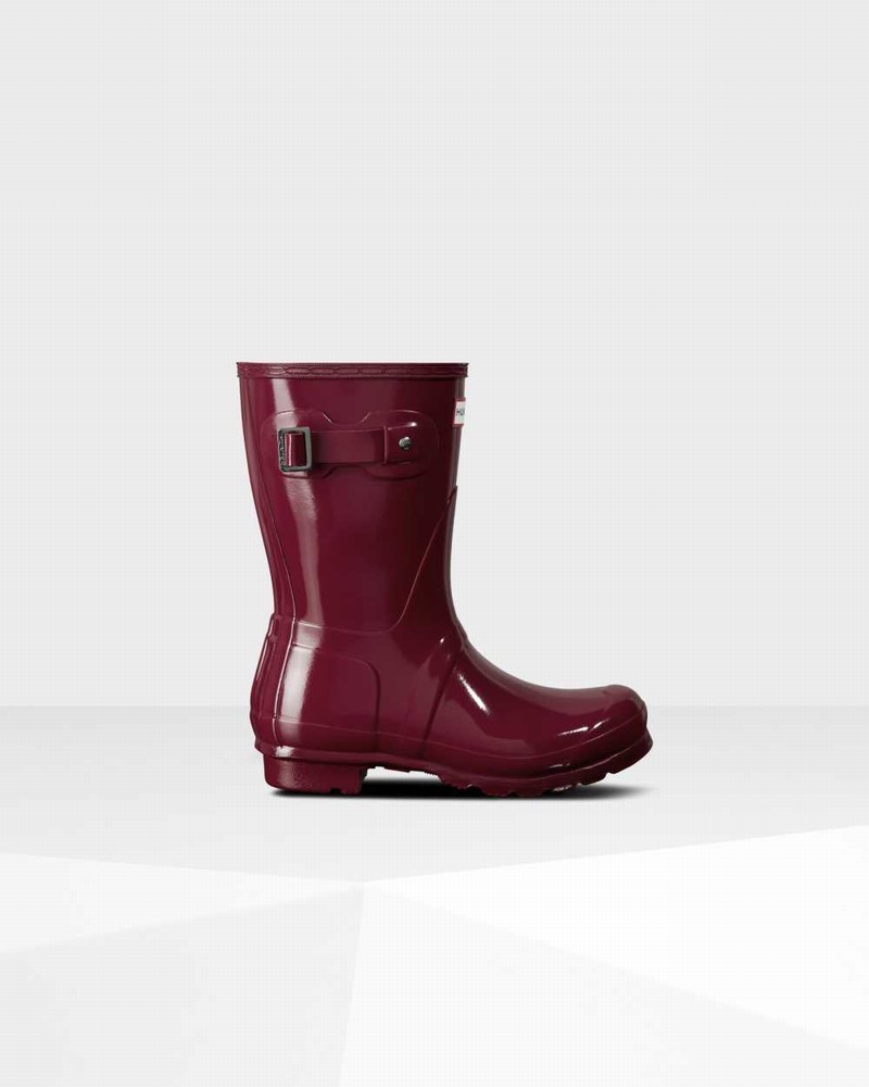 Galochas Hunter Original Short Mid-Calf Feminino Vermelhas | 744755156