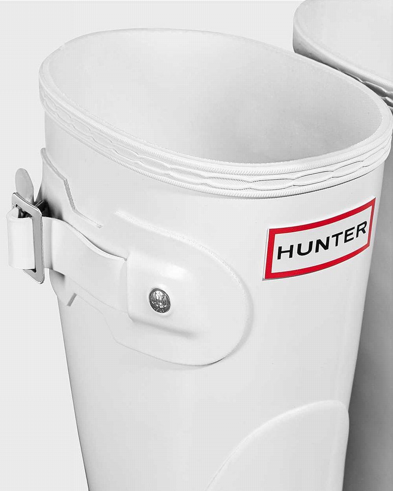 Galochas Hunter Original Short Mid-Calf Feminino Branco | 693973651