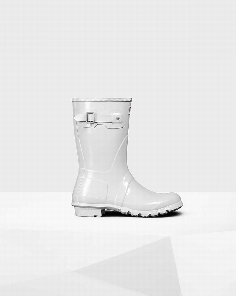 Galochas Hunter Original Short Mid-Calf Feminino Branco | 693973651