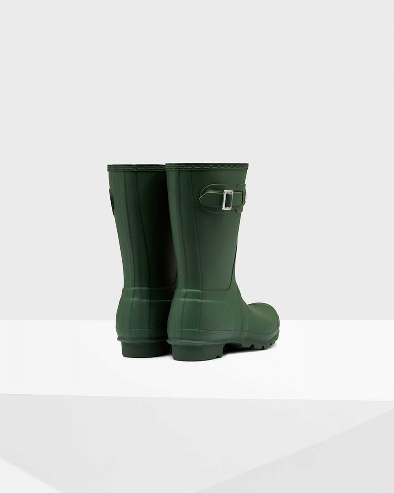 Galochas Hunter Original Short Mid-Calf Feminino Verdes | 337243531