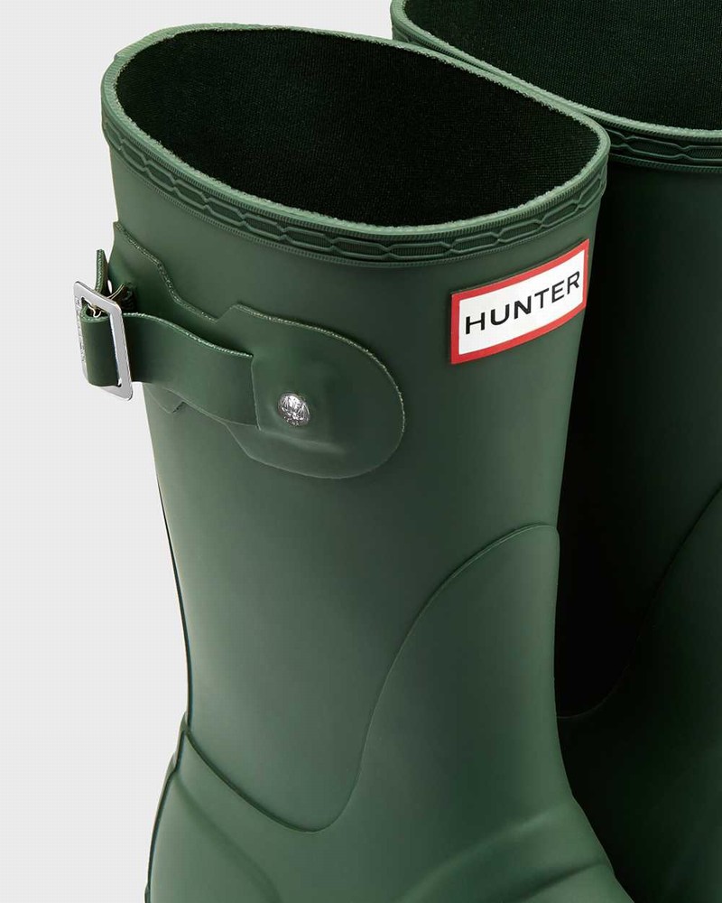 Galochas Hunter Original Short Mid-Calf Feminino Verdes | 337243531