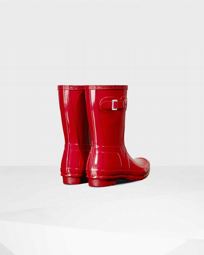Galochas Hunter Original Short Mid-Calf Feminino Vermelhas | 675830533