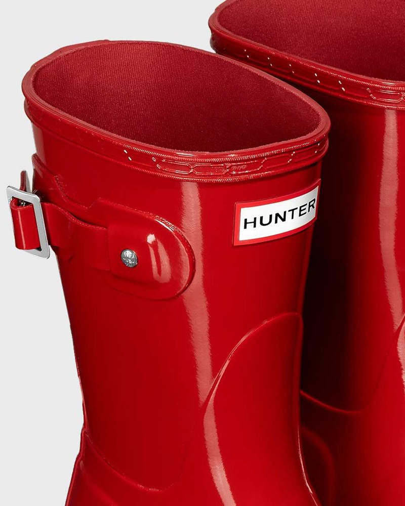 Galochas Hunter Original Short Mid-Calf Feminino Vermelhas | 675830533