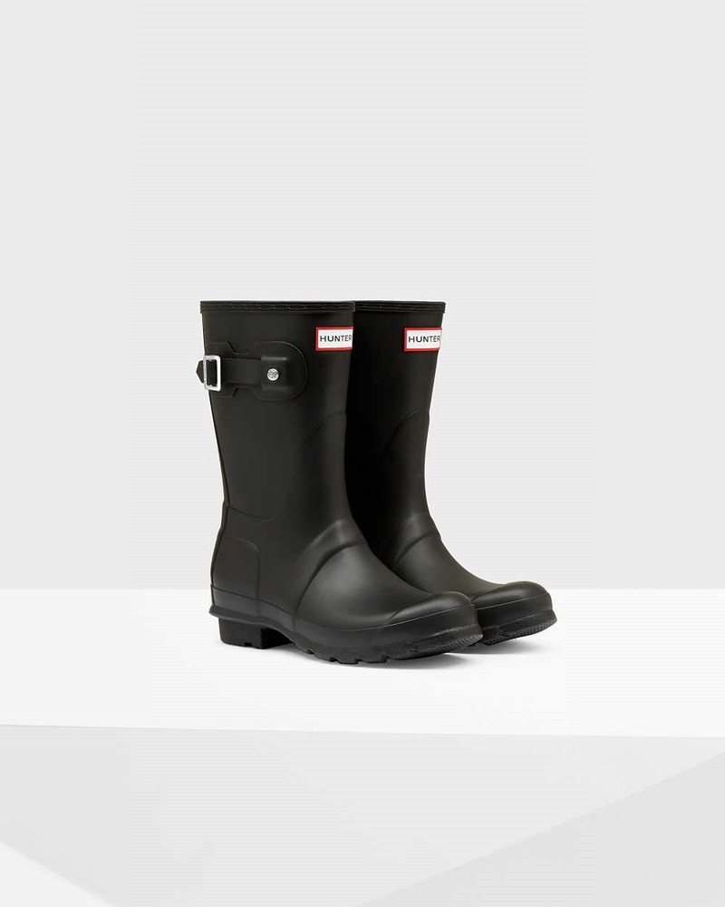 Galochas Hunter Original Short Mid-Calf Feminino Pretas | 95958131