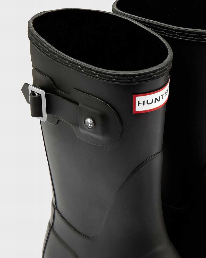 Galochas Hunter Original Short Mid-Calf Feminino Pretas | 95958131
