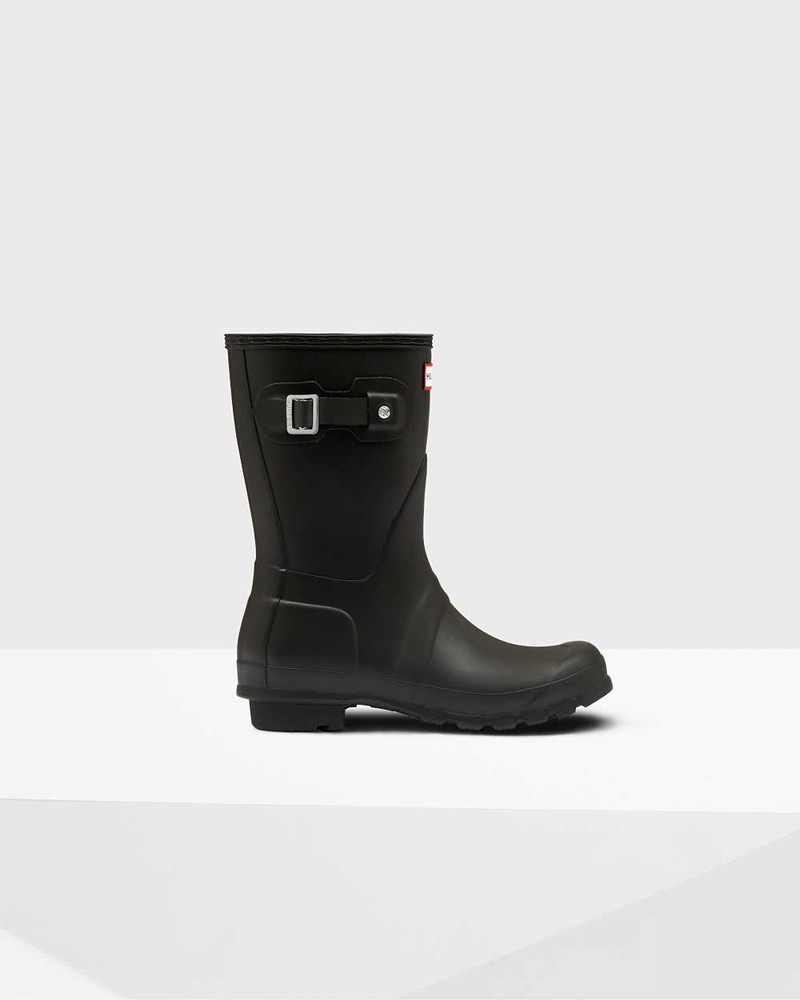 Galochas Hunter Original Short Mid-Calf Feminino Pretas | 95958131