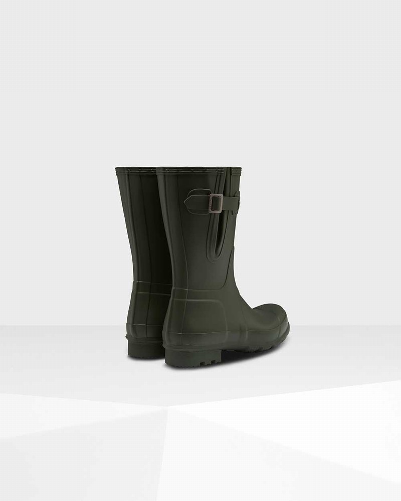 Galochas Hunter Original Short Side Adjustable Masculino Verde Oliva | 894899670