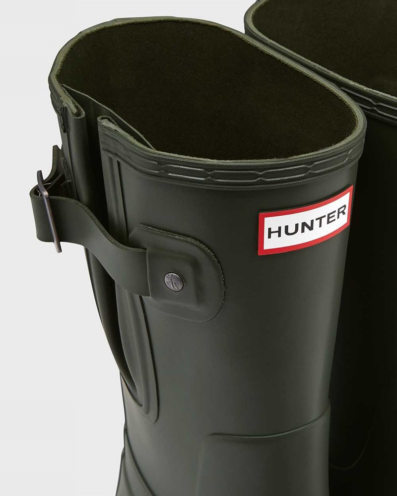 Galochas Hunter Original Short Side Adjustable Masculino Verde Oliva | 894899670