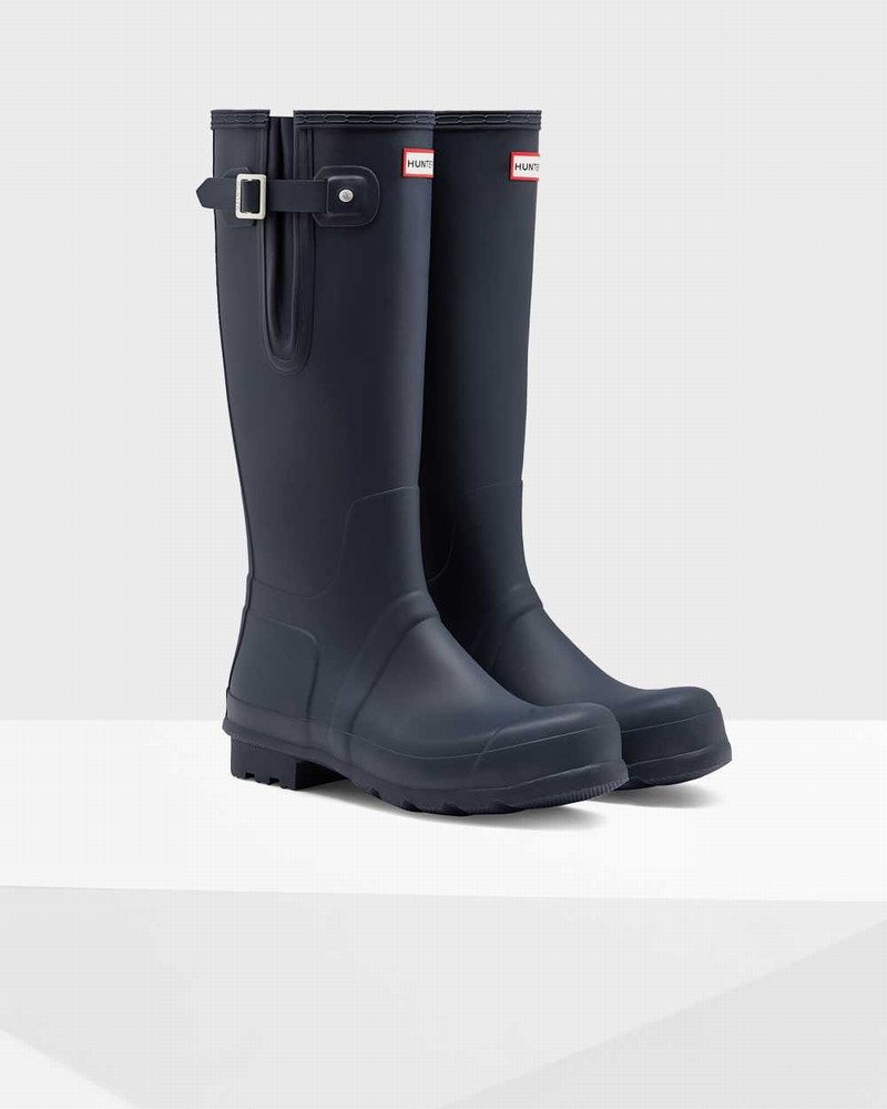 Galochas Hunter Original Side Adjustable Masculino Azul Marinho | 522948159