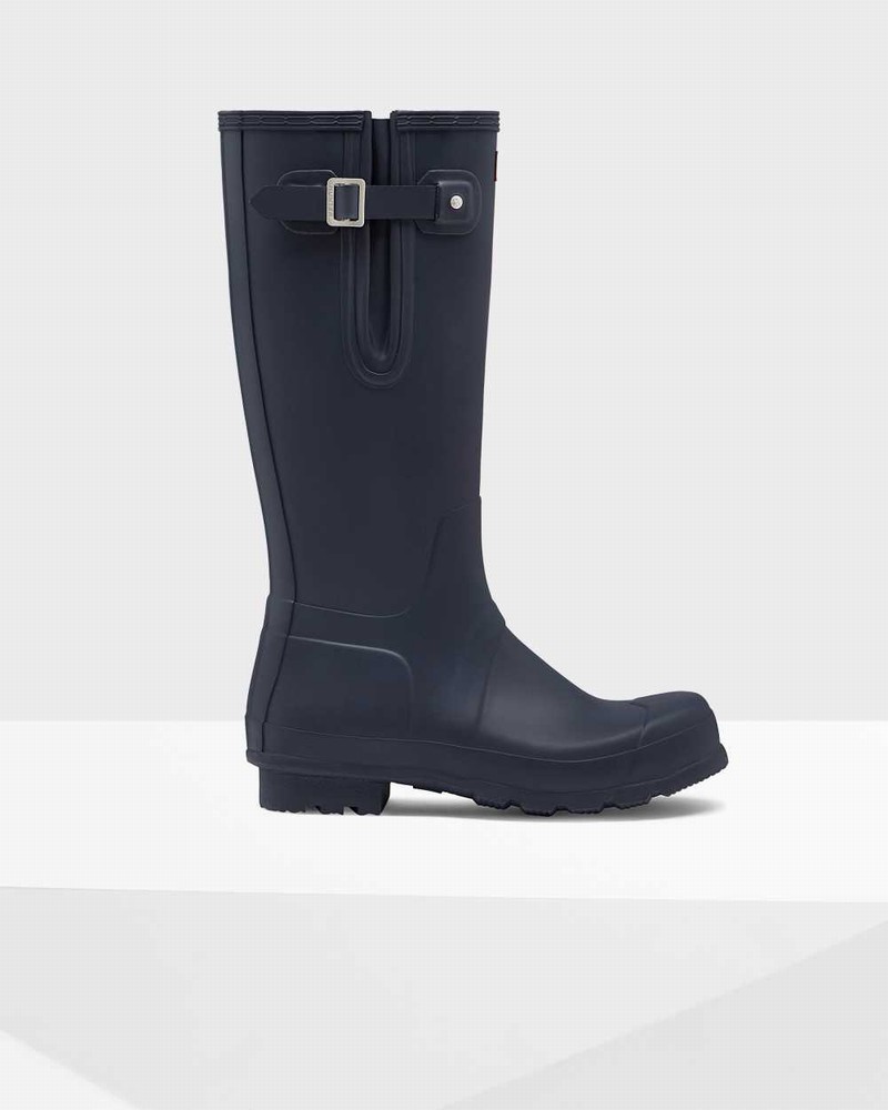 Galochas Hunter Original Side Adjustable Masculino Azul Marinho | 522948159