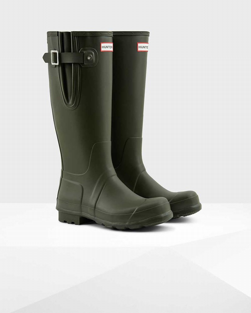Galochas Hunter Original Side Adjustable Masculino Verde Oliva | 128850764