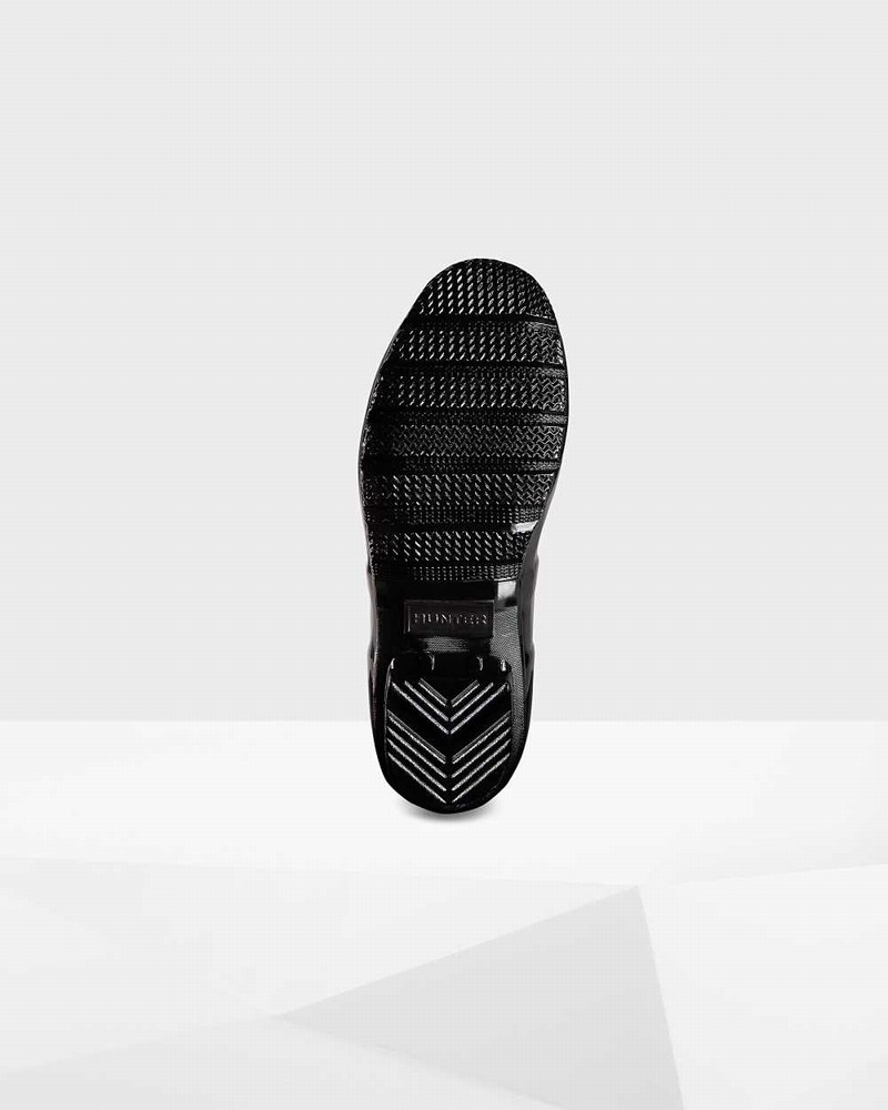 Galochas Hunter Original Tall Back Adjustable Feminino Pretas | 597669624