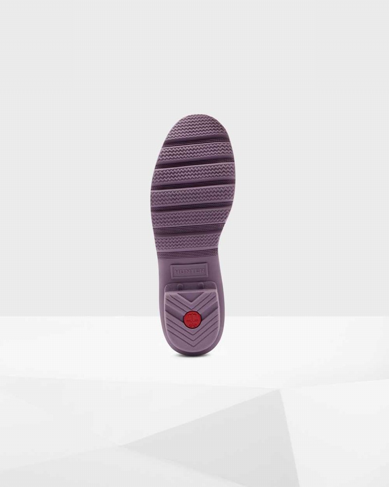 Galochas Hunter Original Tall Back Adjustable Feminino Roxo | 664647343