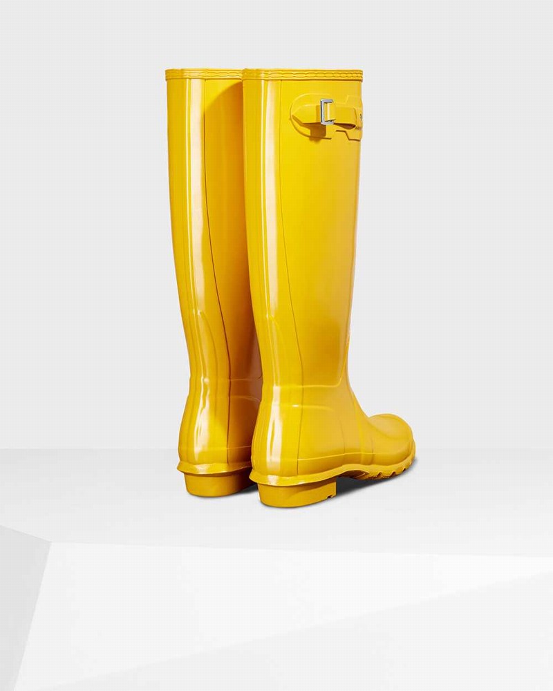 Galochas Hunter Original Tall Feminino Amarelas | 694876707