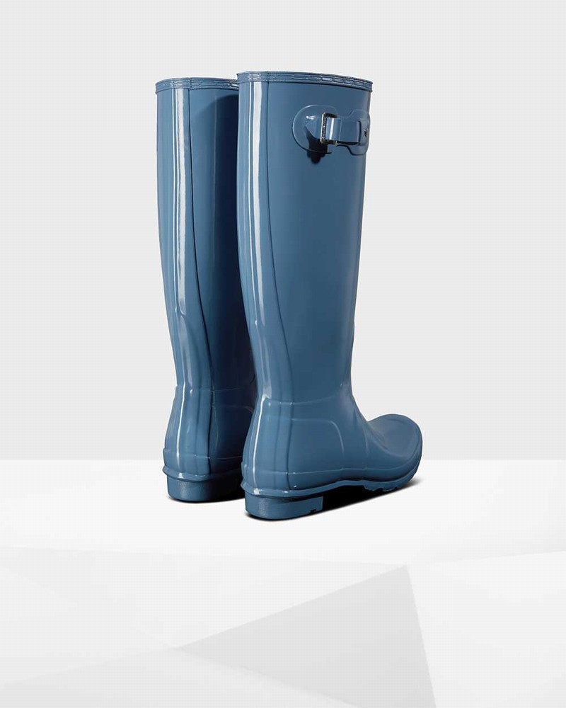 Galochas Hunter Original Tall Feminino Azuis | 264175551