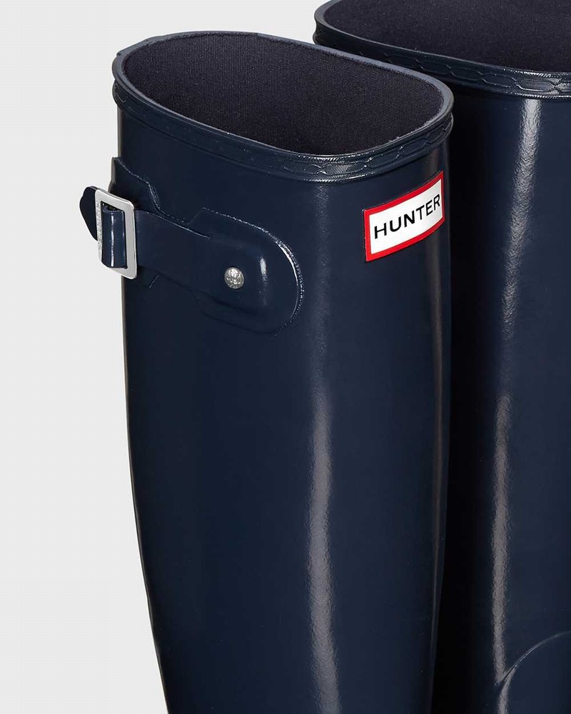 Galochas Hunter Original Tall Feminino Azul Marinho | 743424170
