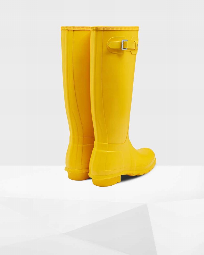 Galochas Hunter Original Tall Feminino Amarelas | 515361946