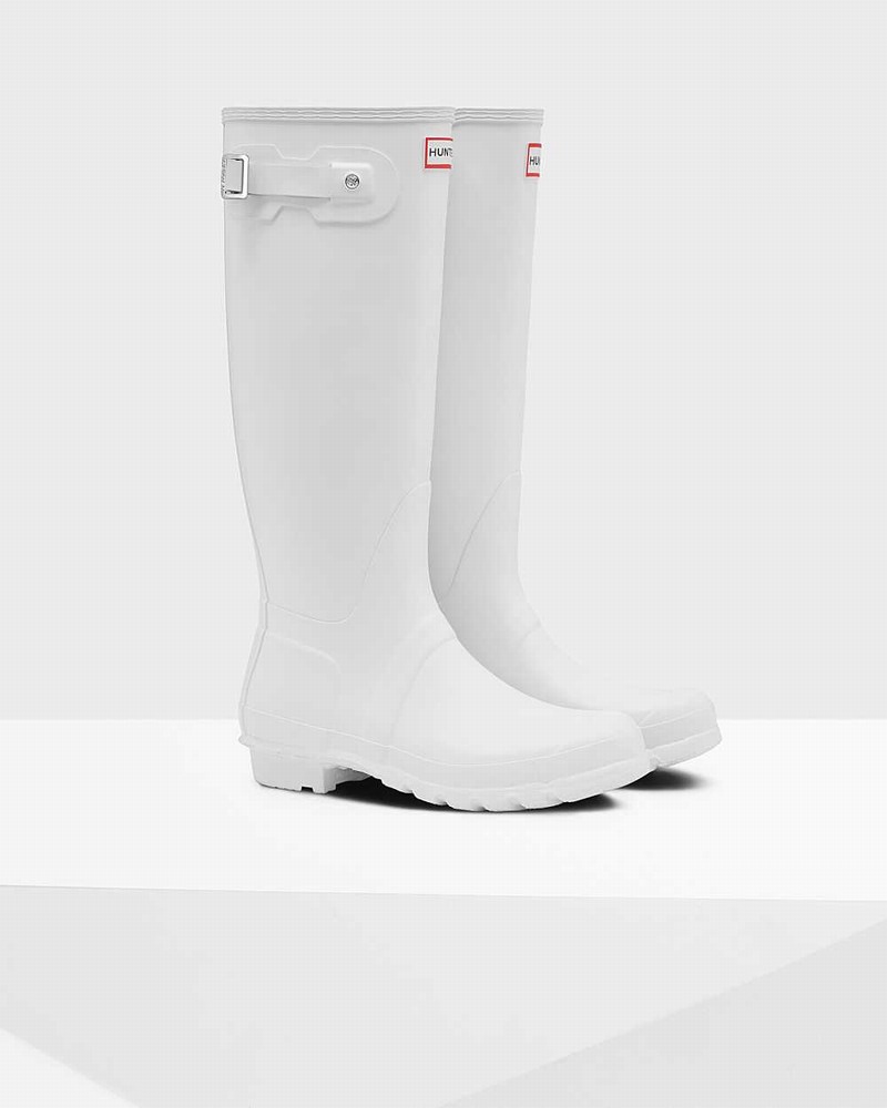 Galochas Hunter Original Tall Feminino Branco | 162200295