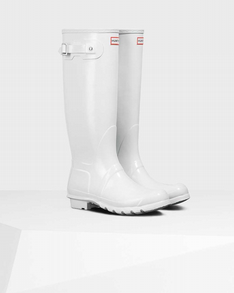 Galochas Hunter Original Tall Feminino Branco | 956518800