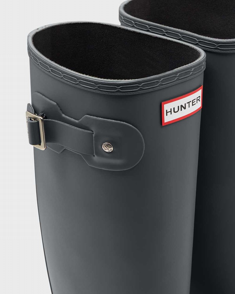 Galochas Hunter Original Tall Feminino Cinzentas | 920236650