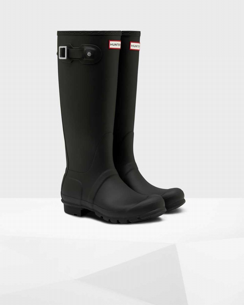 Galochas Hunter Original Tall Feminino Pretas | 116413355