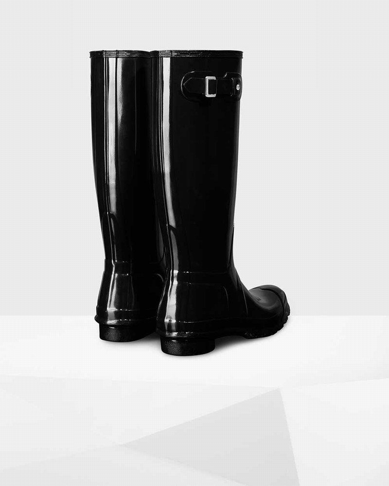 Galochas Hunter Original Tall Feminino Pretas | 687995227