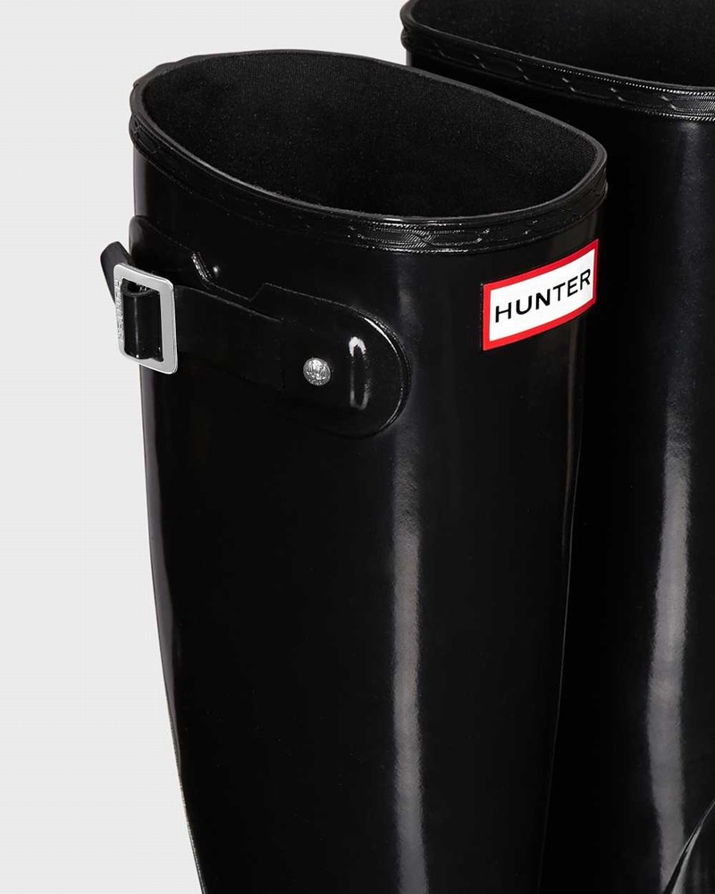 Galochas Hunter Original Tall Feminino Pretas | 687995227