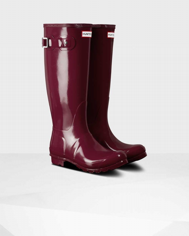 Galochas Hunter Original Tall Feminino Vermelhas | 102948603