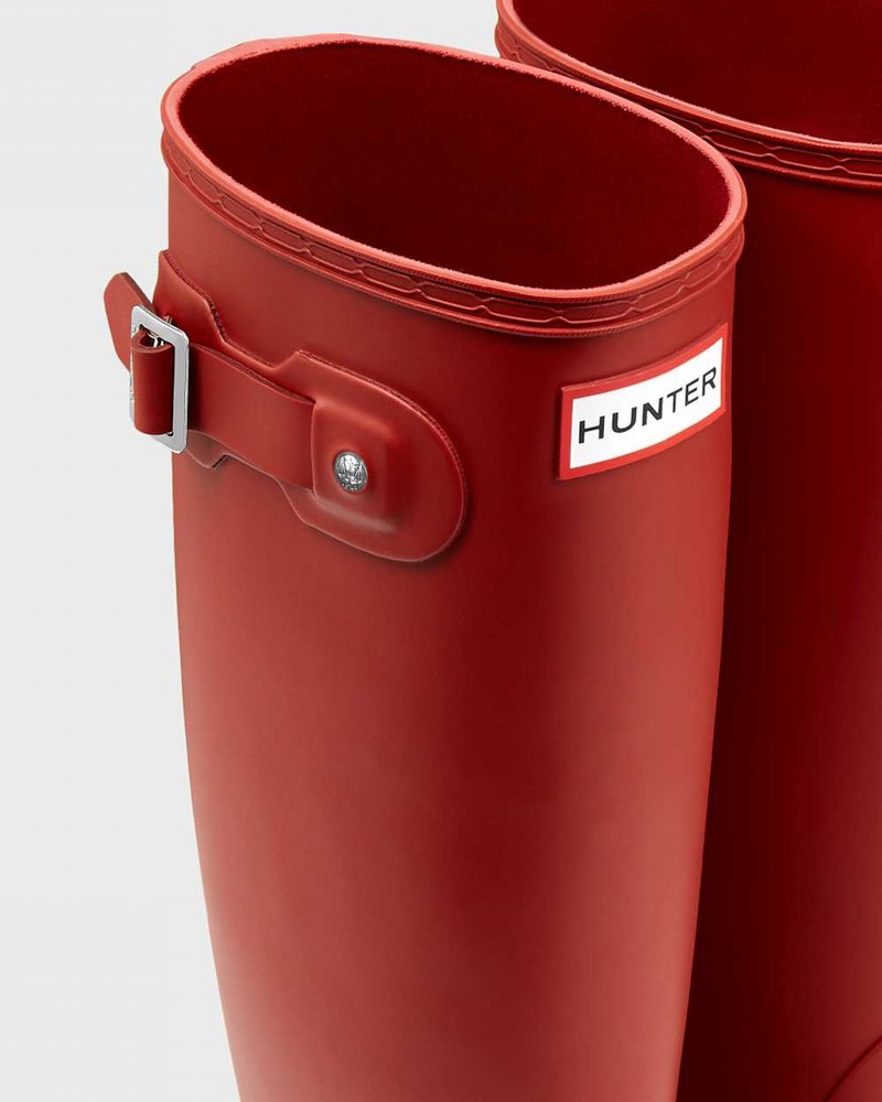 Galochas Hunter Original Tall Feminino Vermelhas | 973268901