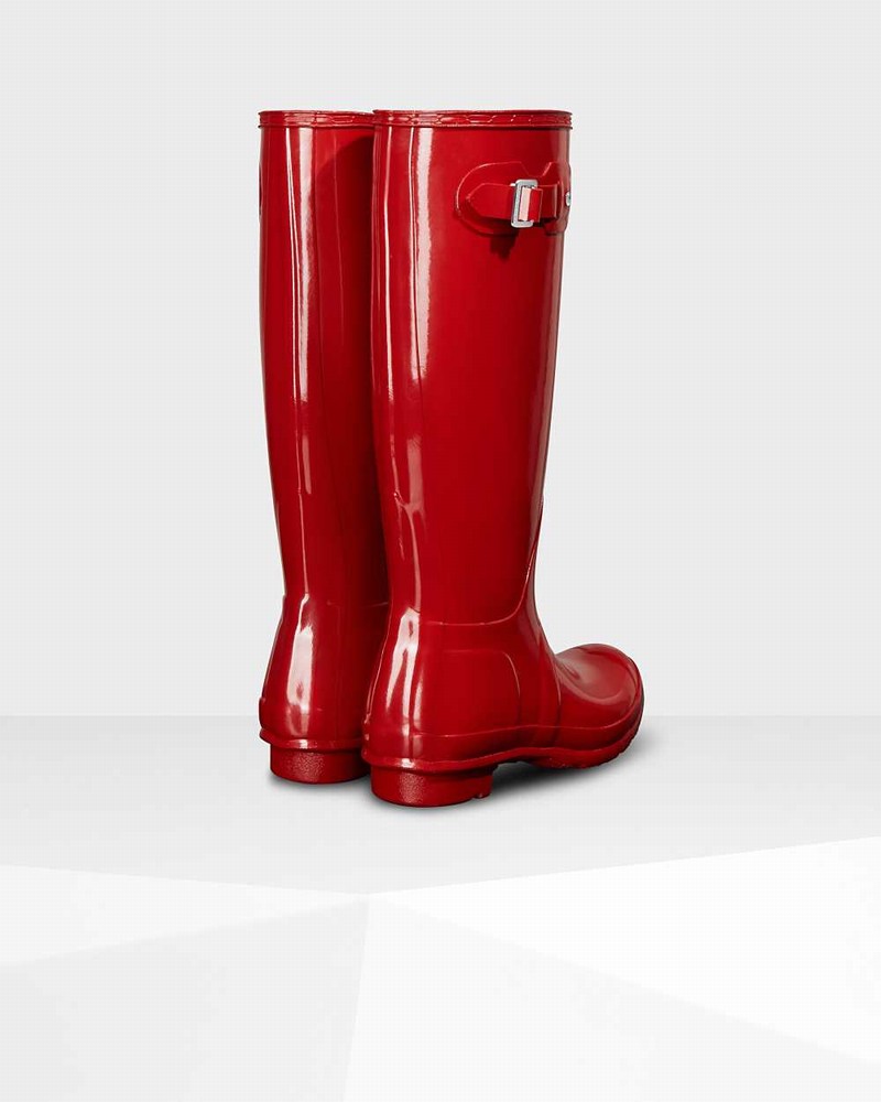 Galochas Hunter Original Tall Feminino Vermelhas | 868116009