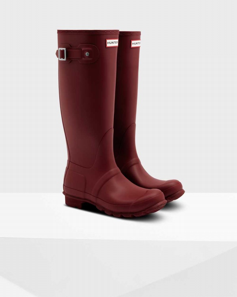 Galochas Hunter Original Tall Feminino Vermelhas | 810105880
