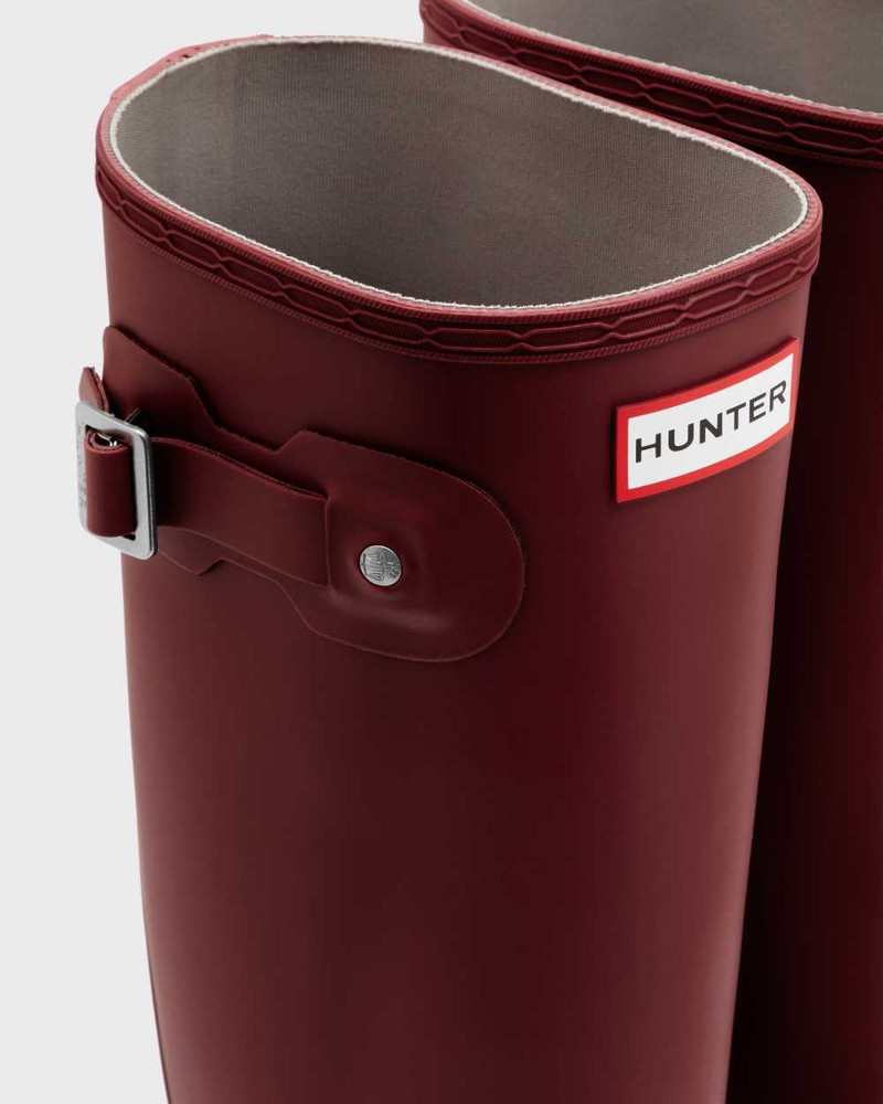 Galochas Hunter Original Tall Feminino Vermelhas | 810105880