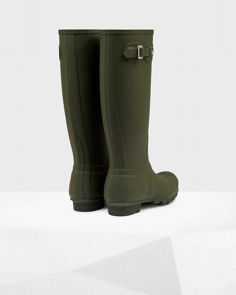 Galochas Hunter Original Tall Feminino Verde Oliva | 218989544