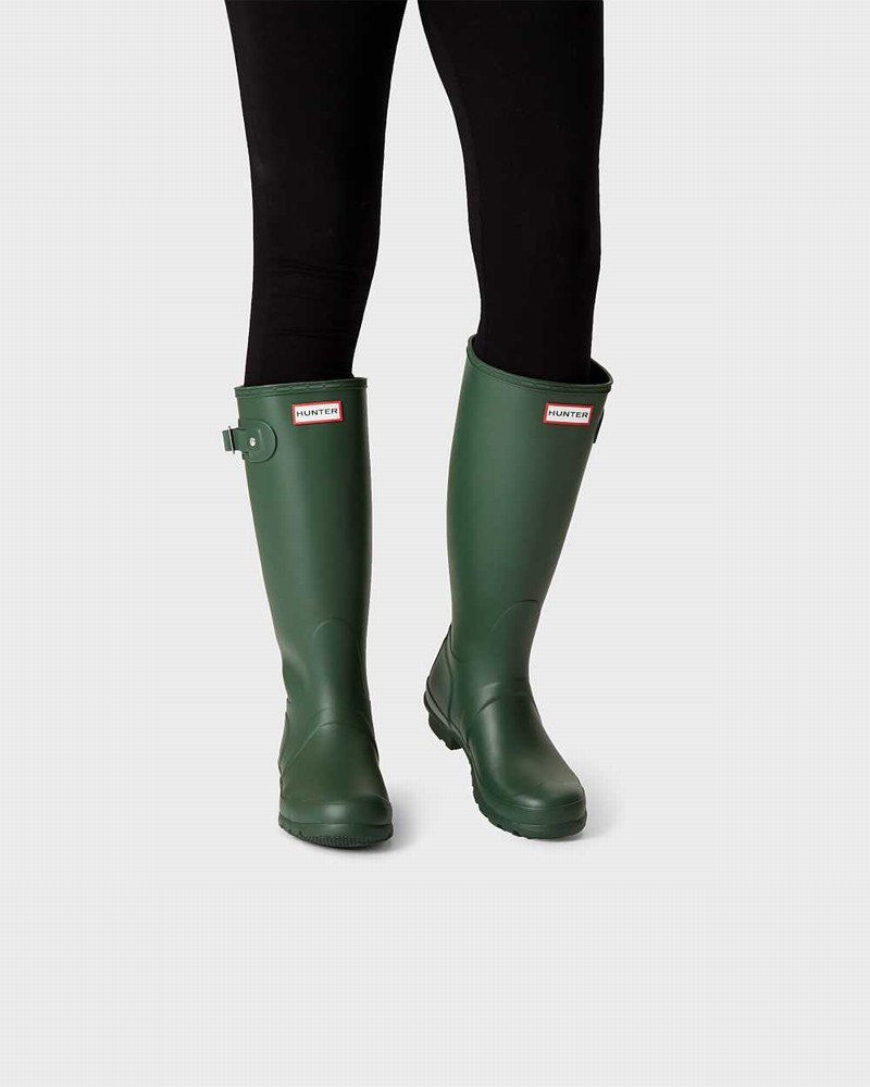 Galochas Hunter Original Tall Feminino Verdes | 784947058